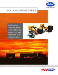HOLLAND CB2300 Series Air Suspension Brochure