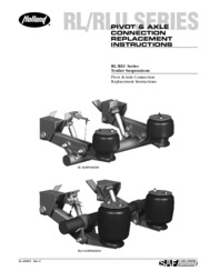 Pivot & Axle Connection Replacement Instructions for HOLLAND RL/RLU Series Suspensions