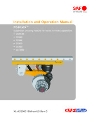 SAF PosiLok Installation & Operation Manual for Trailer Air-Ride Suspensions
