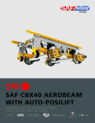 SAF CBX40 AeroBeam with Auto-Posilift Air Suspension Brochure