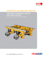 Installation & Operation Manual for CBX Slider Suspension System with Auto-PosiLift