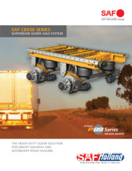 SAF CBX50 Series Suspension Slider Axle System Brochure
