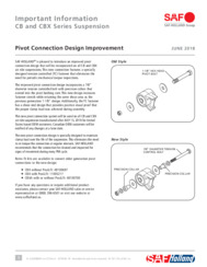 Important Information - CB and CBX Series Suspension