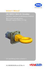 DB-100SH1 Bolt-On Drawbar Owner's Manual
