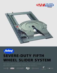 HOLLAND Severe-Duty Fifth Wheel Slider System Brochure