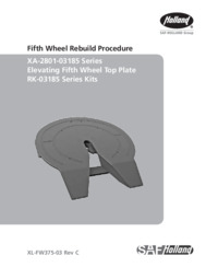 HOLLAND FW2870 Fifth Wheel Top Plate Rebuild Procedures