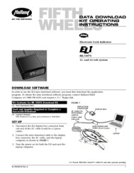 ELI Data Download Kit Operating Instructions for HOLLAND Fifth Wheels