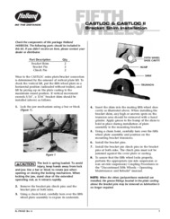 Bracket Shim Installation Instructions for HOLLAND CASTLOC & CASTLOC II Fifth Wheels