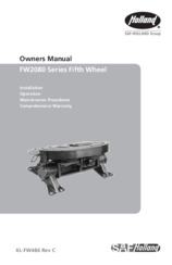 HOLLAND FW2080 Series Fifth Wheel Owners Manual