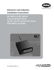 ELI Installation Instructions for HOLLAND FW31, FW33 & FW35 Series Fifth Wheel Top Plates with 2-Sensor Retrofit Kits