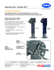 HOLLAND ATLAS Series Landing Gear Enhanced Gearbox Bulletin