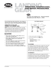 Formula 150 (mfg. after March 1, 2000) Operating, Maintenance, and Repair Procedures