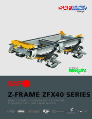 SAF Z-Frame ZFX40 Series Mechanical Suspension Sales Brochure