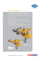 PH-995 Pin and Clevis Coupler Owner's Manual