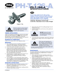PH-T-126-A Specifications Detail Sheet (Product Discontinued)