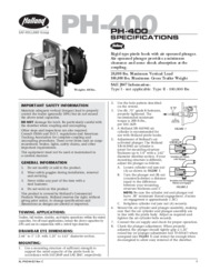 PH-400 Specifications