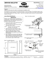 AirLite 2 with Air Level Device Lower Block Modification Service Bulletin