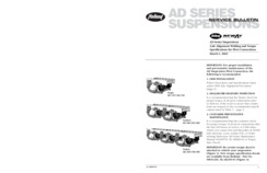 AD Suspensions Axle Alignment Welding & Torque Specifications for Pivot Connection