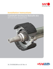 Installation Instructions for SAF Drum Brake Camshaft Enclosure Retrofit Kit