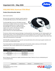 HOLLAND FWAL Aluminum Fifth Wheel Product Discontinuation Notice XL-FW20236WI-en-US Rev A.pdf
