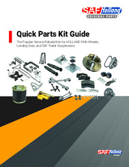 SAF-HOLLAND Original Parts: Quick Parts Kit Guide (XL-MP20036SL-en-US Rev H)