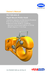 HOLLAND PH-T-60-AOL-8 Rigid Mount Pintle Hook Owner’s Manual