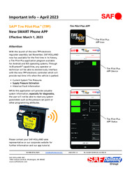 Tire Pilot Plus NEW Smartphone App Info