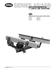 AS/ASB Series Steer Axle Air Suspensions Maintenance and Parts List (Spanish)