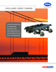 Folleto de ventas de suspensión neumática HOLLAND CB4000
