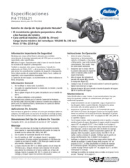 PH-775SL21 Especificaciones