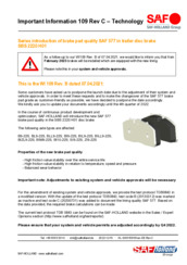 Important Information 109 Rev C – Technology